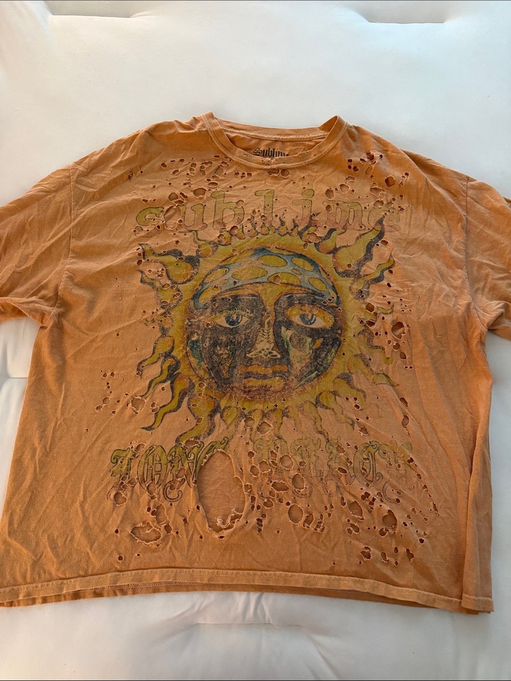 Urban Outfitters Distressed Sublime Tee Shirt Dress
